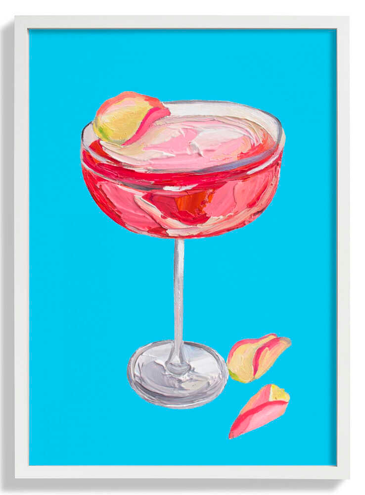 Sparkling Rose Gin Cocktail by Alice Straker