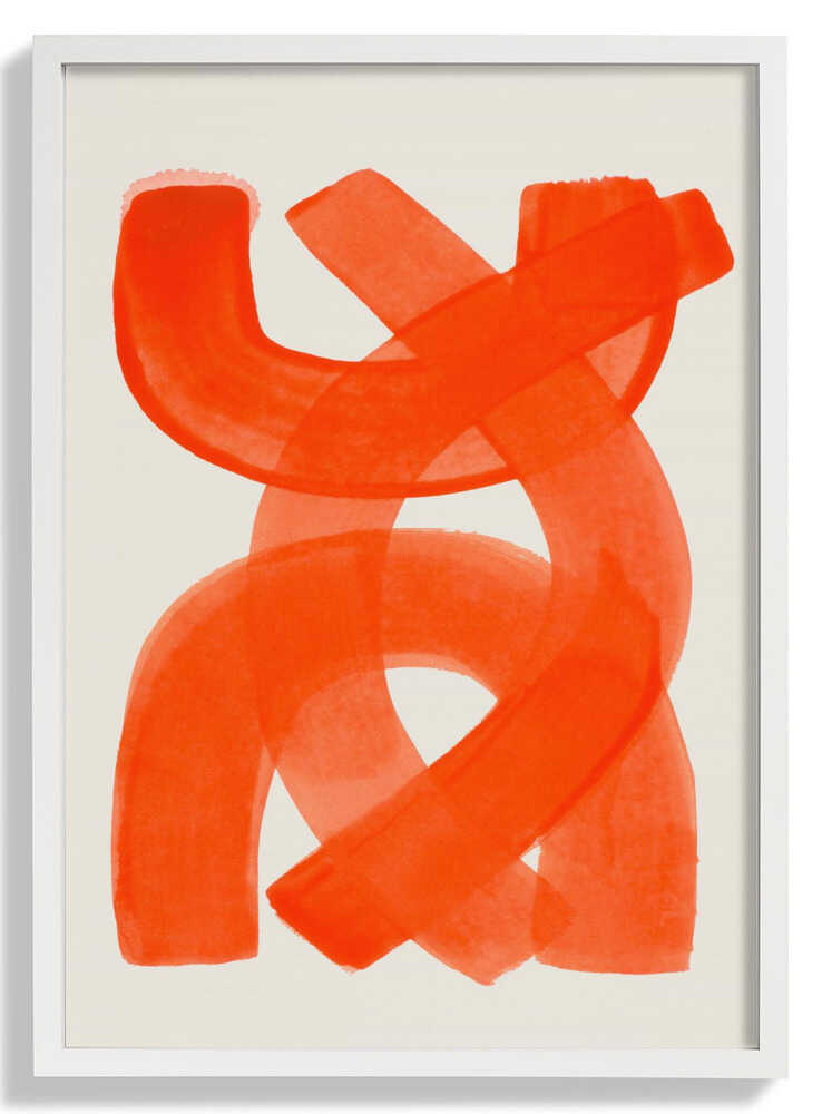Orange Strokes von Ejaaz Haniff