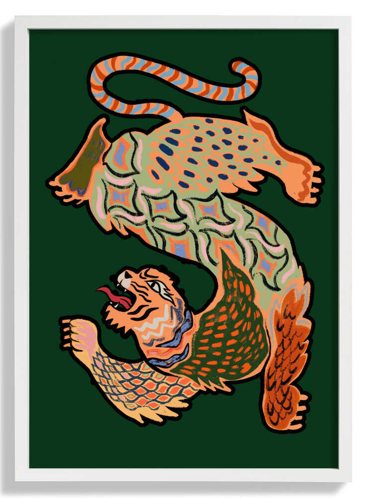 Asiantiger Green by Arty Guava