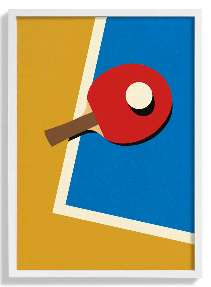 Table Tennis Team Red by Rosi Feist