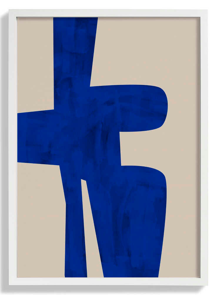 Blue Harmony Shape by Elena Ristova