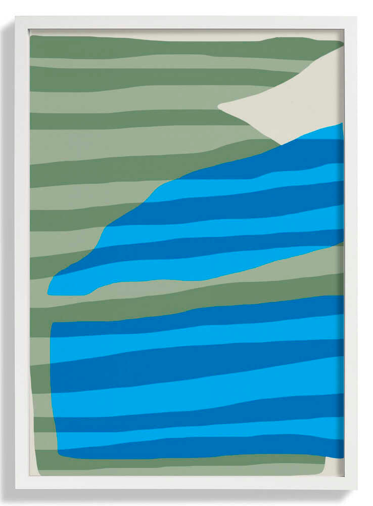 Abstract Stripe Minimal Collage by Little Dean