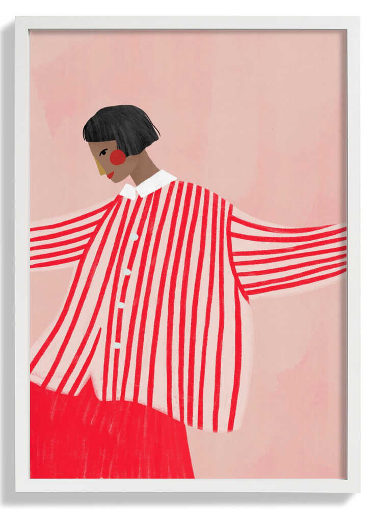 The Woman With the Red Stripes by Bea Müller