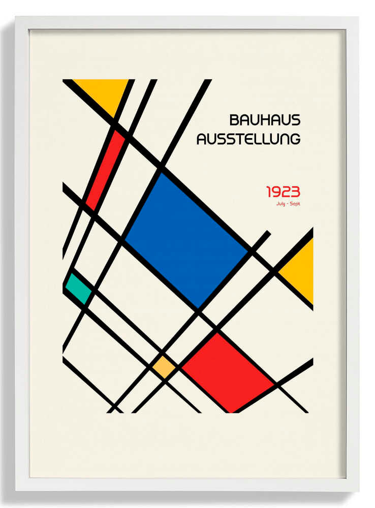 Bauhaus Geometric Design Retro by Retrodrome
