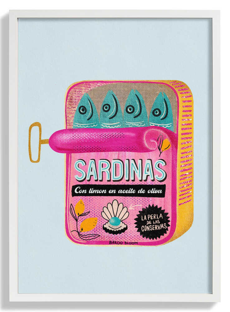 Sardinen Blechdose von Baroo Bloom