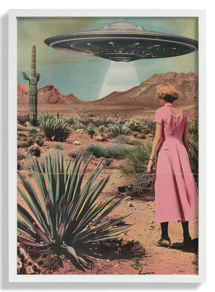 Schwebendes UFO von Samantha Hearn