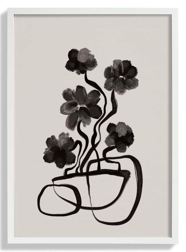 Monochrome Blüten von Treechild