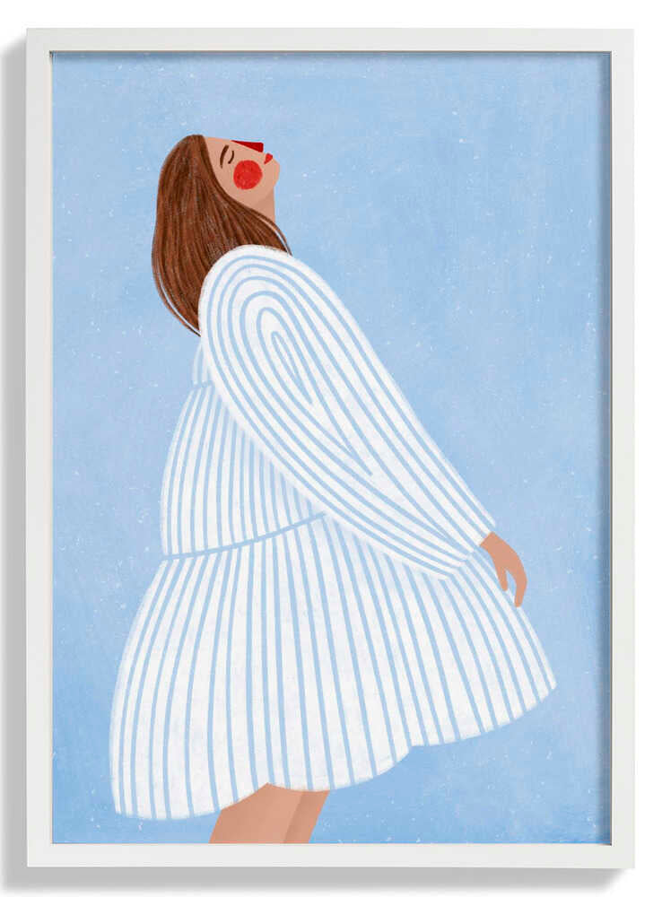 The Woman With the Blue Stripes by Bea Müller