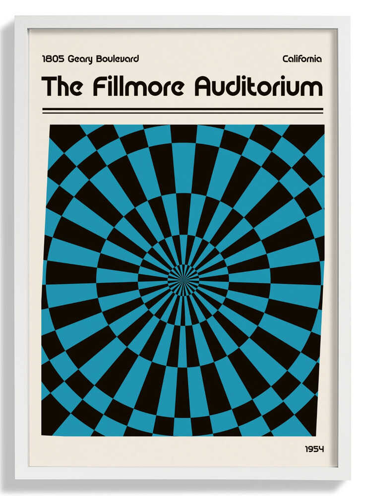 The Fillmore Poster by Retrodrome
