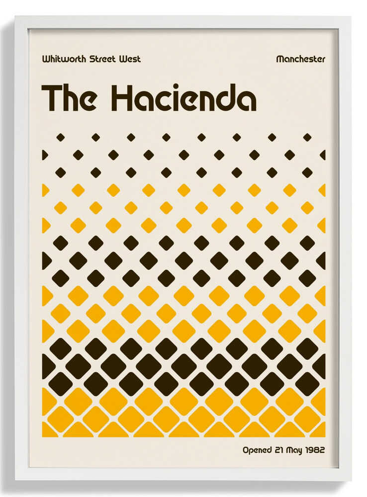 Hacienda Poster von Retrodrome