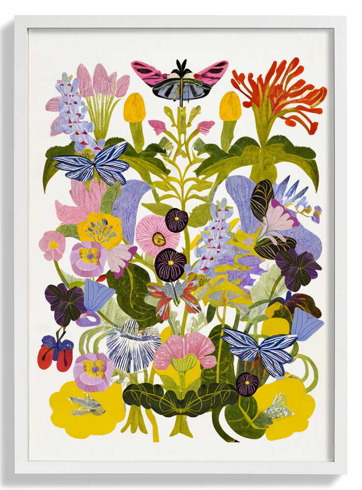 Abstract Autumn Floral by Rafaela Mascaro