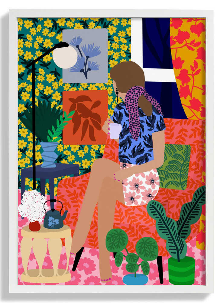 Tea time girl by Rafaela Mascaro