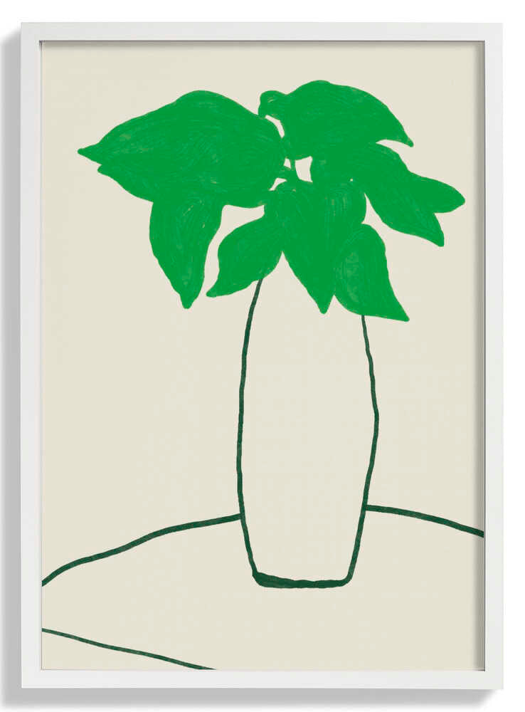 Green Leaves On The Table von Little Dean
