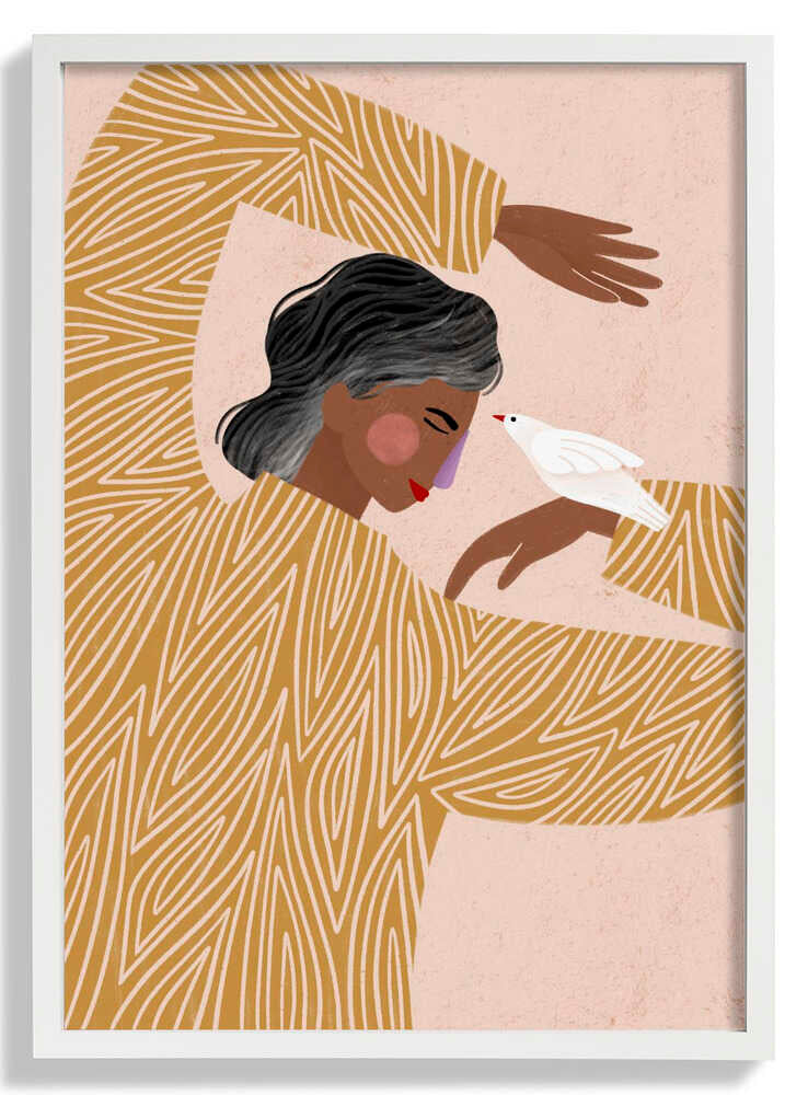 The Woman With a Bird by Bea Müller