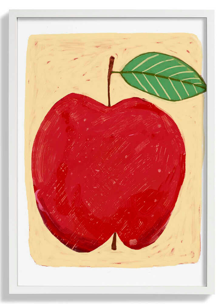 Großer roter Apfel von Sharyn Bursic