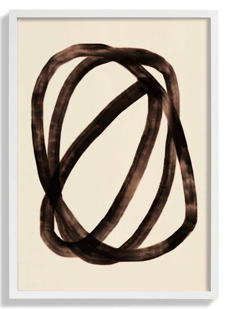 overlapping black loops by Little Dean