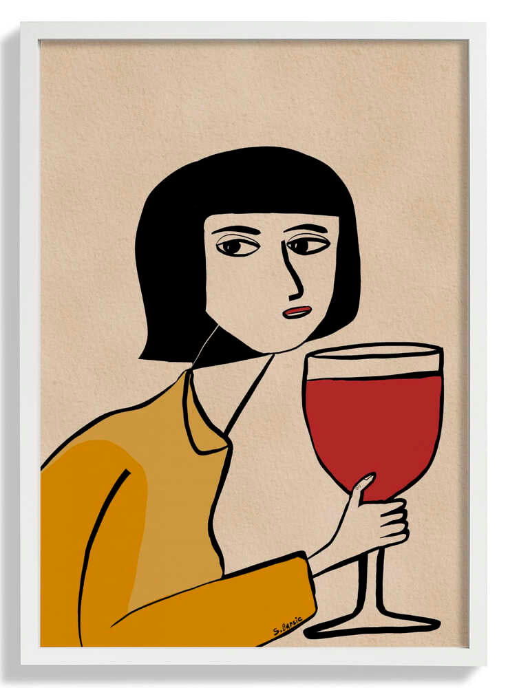 Wine lover by Sharyn Bursic