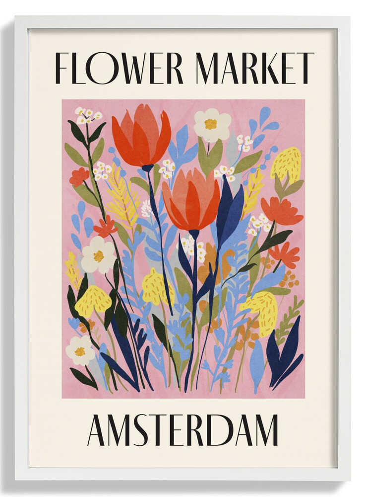 Flower Market Amsterdam Netherlands by Dirkie Nell