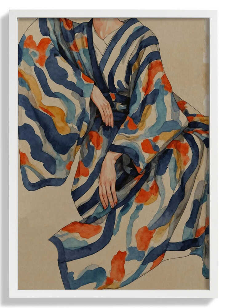 Flowing Kimono Patterns by THE MIUUS STUDIO