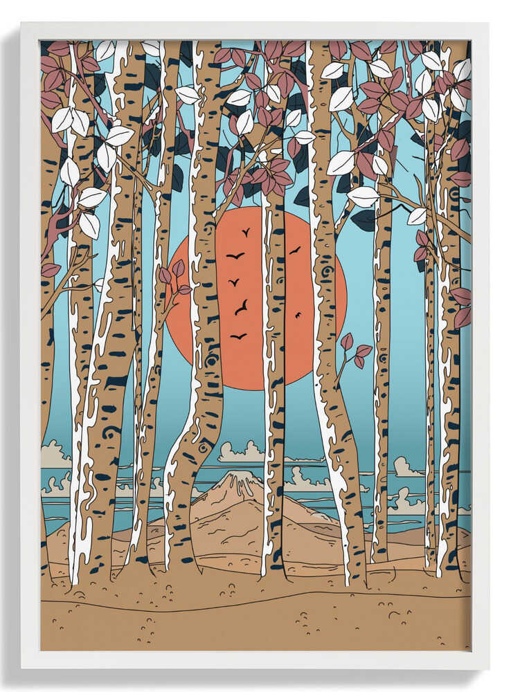 Japanische Birkenbäume von Nicholas