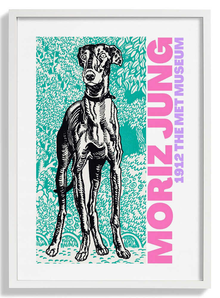 Regal Canine Gaze by Athene Fritsch