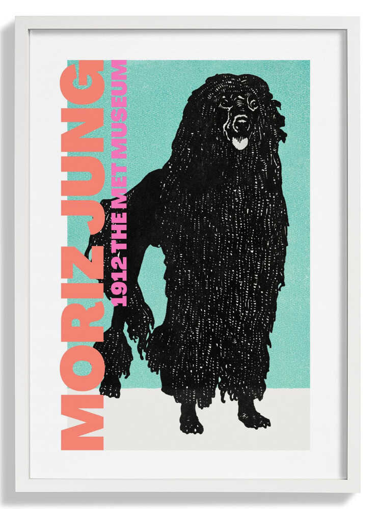 Stylized Black Dog by Athene Fritsch