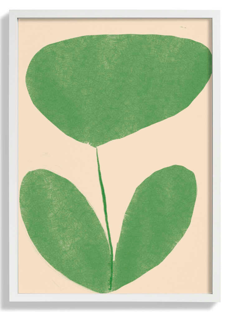 Minimal Green Blossom von Treechild