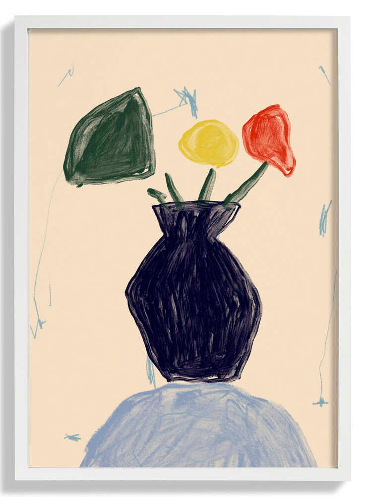 Vivid Vase Blooms by Treechild