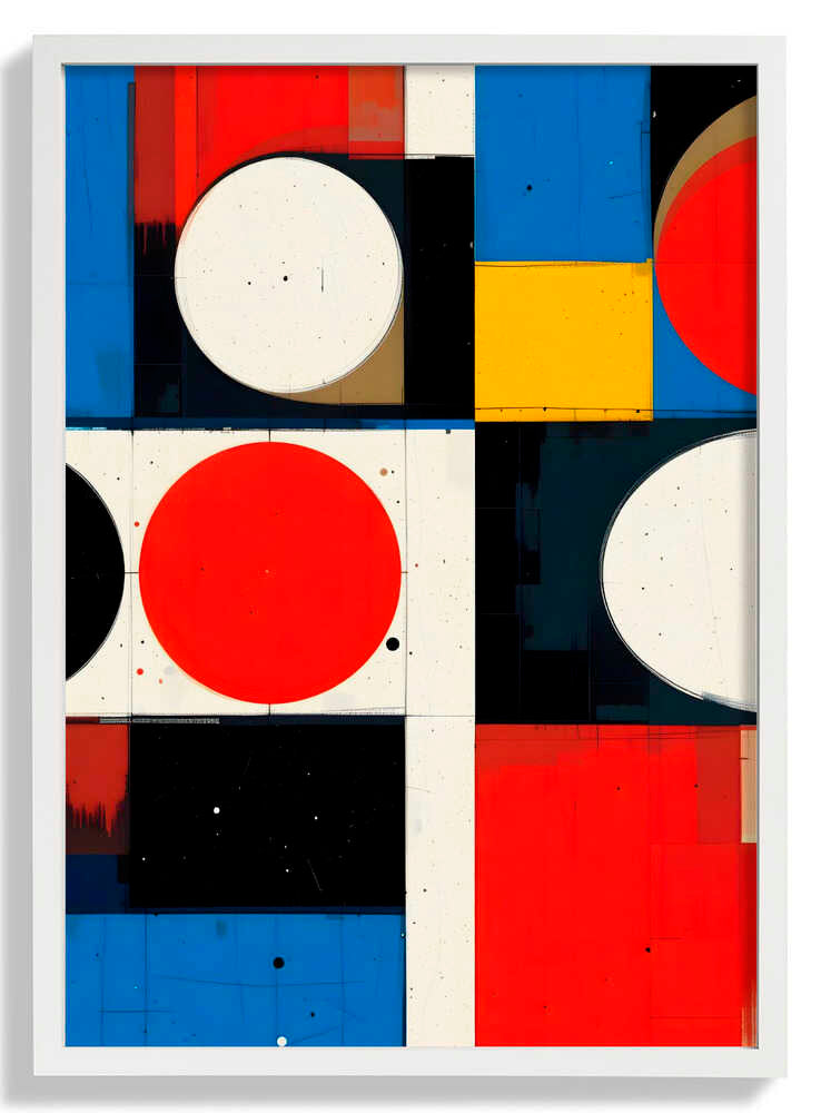 Geometric Shapes And Bold Colors by Kintsugi99