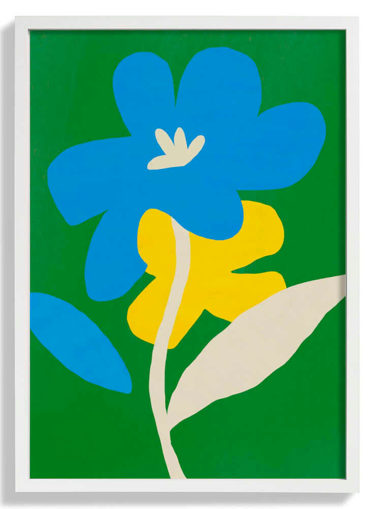 Contrast Blue And Yellow von Little Dean