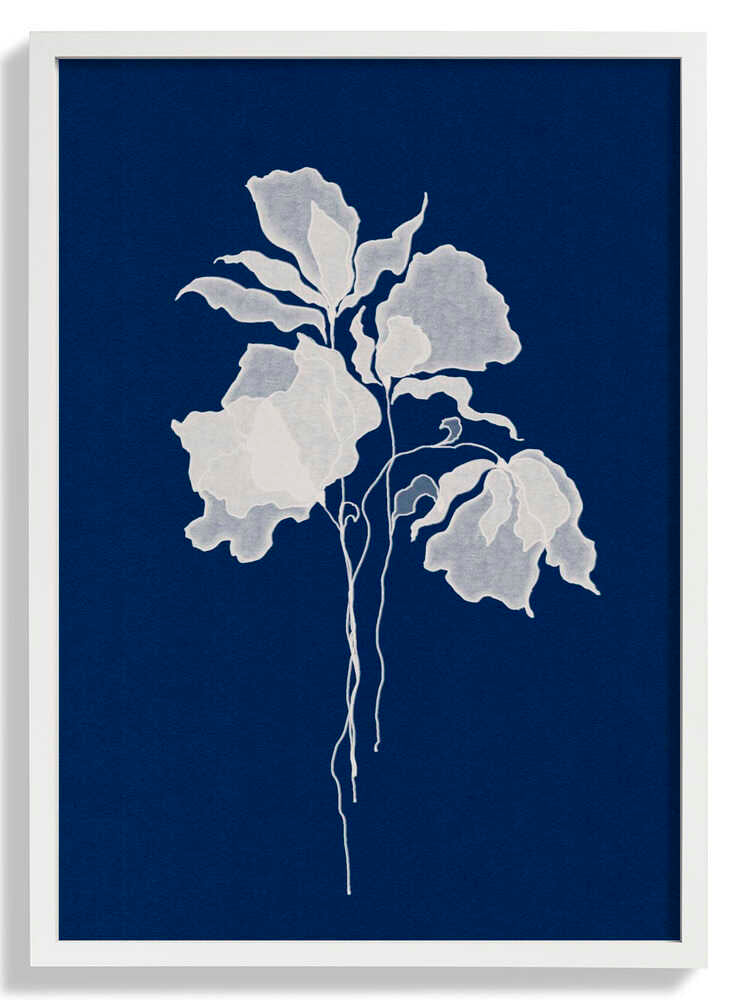 Delicate White Flower by Lena Refur