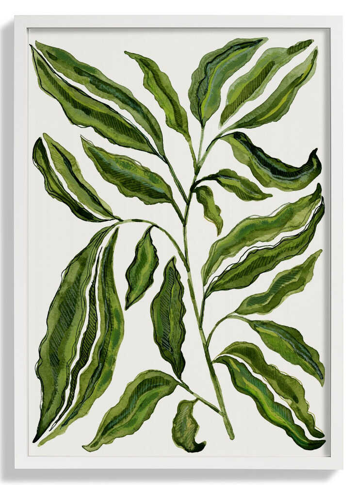 Sprig Of Leaves von Susan Black