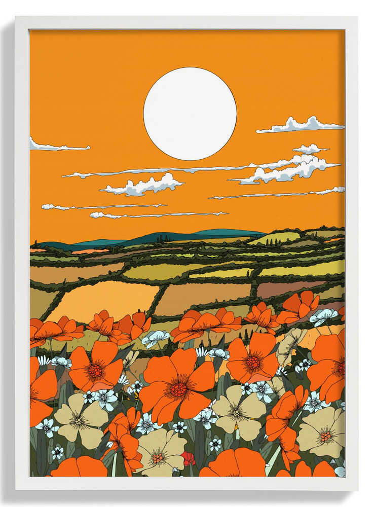 Mohnblick in der Abenddämmerung von Nicholas