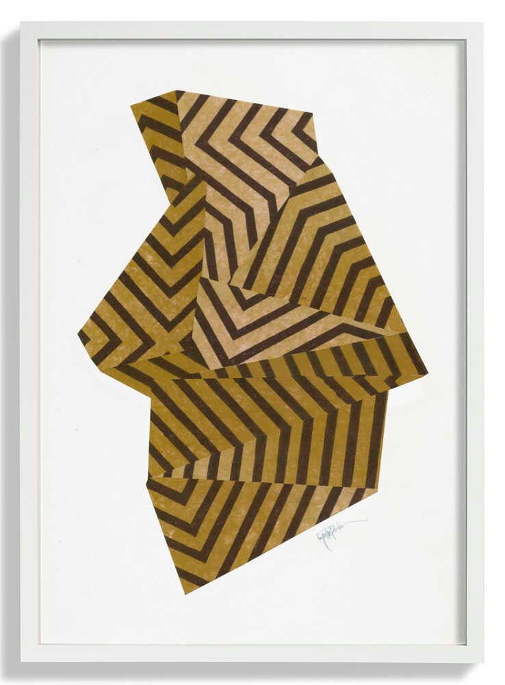 Zen Stone IV. (ochre version) by Paulina Vårregn