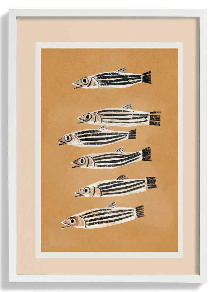 Minimal Fish Study by City Art