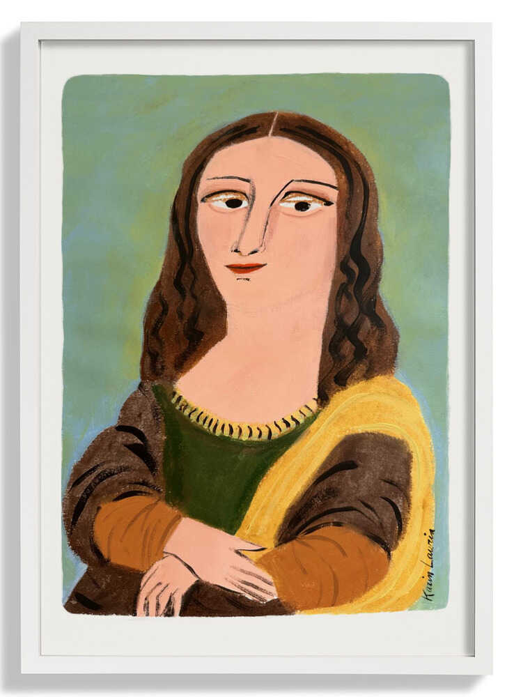 Modern Mona Lisa by Karin Lauria