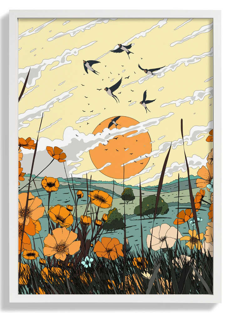 Japan Landschaft im Sommer von Nicholas