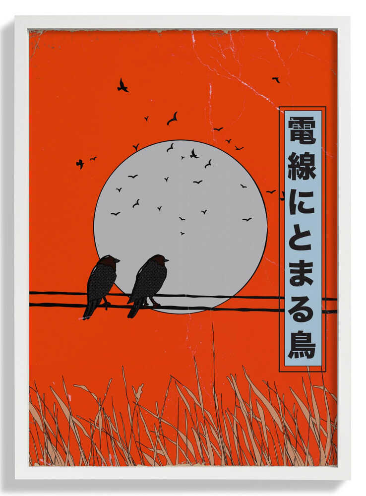 Vögel auf einem Draht von Nicholas