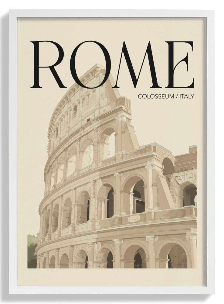 Rom Reiseposter von Andreas Magnusson