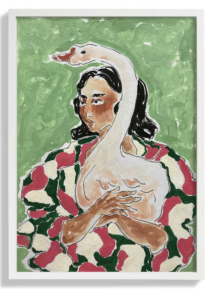 Girl With Duck by Rushati Chowdhury