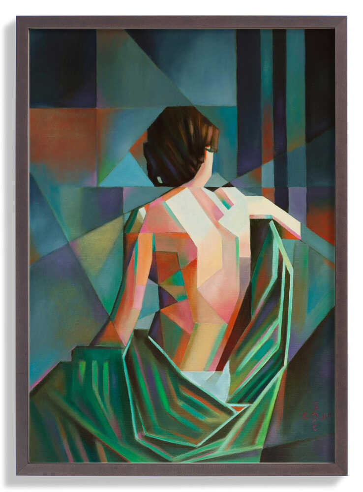 Homage to Eugène Durieu’s Seated Female Nude by Corné Akkers