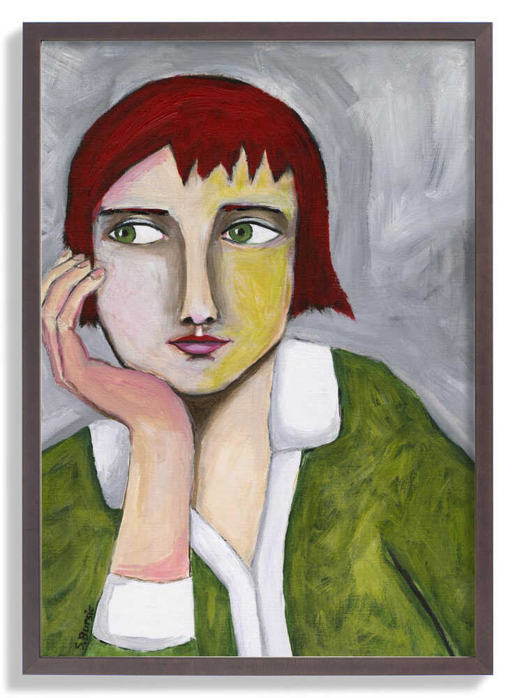 Thinking Lady by Sharyn Bursic