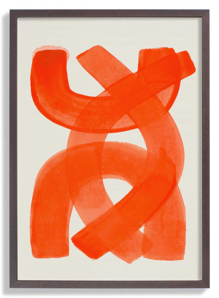 Orange Strokes von Ejaaz Haniff