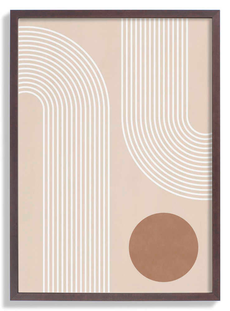 Beige Arc Poster by Elena Ristova