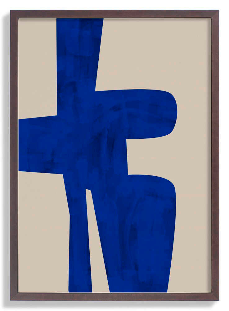 Blue Harmony Shape by Elena Ristova