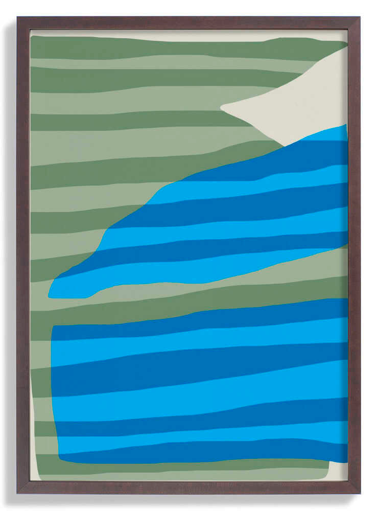 Abstract Stripe Minimal Collage by Little Dean