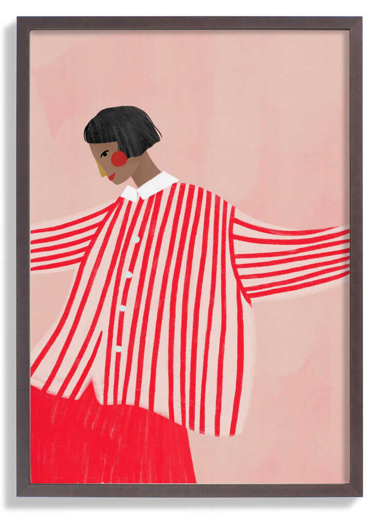 The Woman With the Red Stripes by Bea Müller