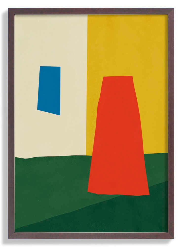 Kühne geometrische Formen und leuchtende Farben von Little Dean