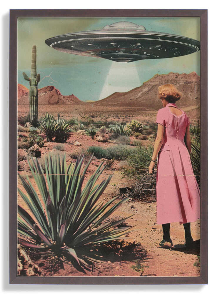 Schwebendes UFO von Samantha Hearn