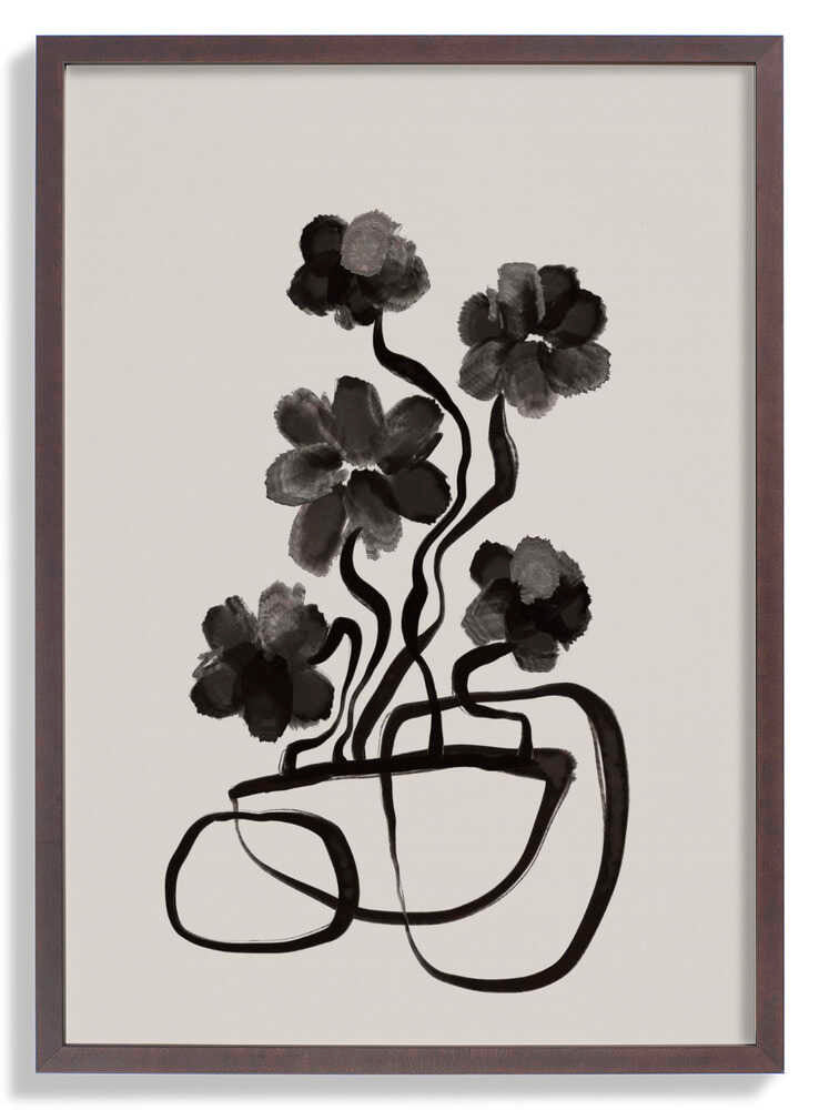 Monochrome Blüten von Treechild